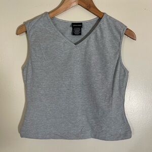 Slim grey bodycon tank